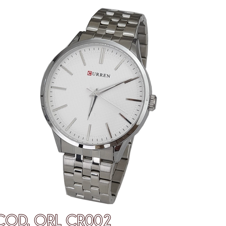 Curren cod. ORL CR002 Silver bianco.